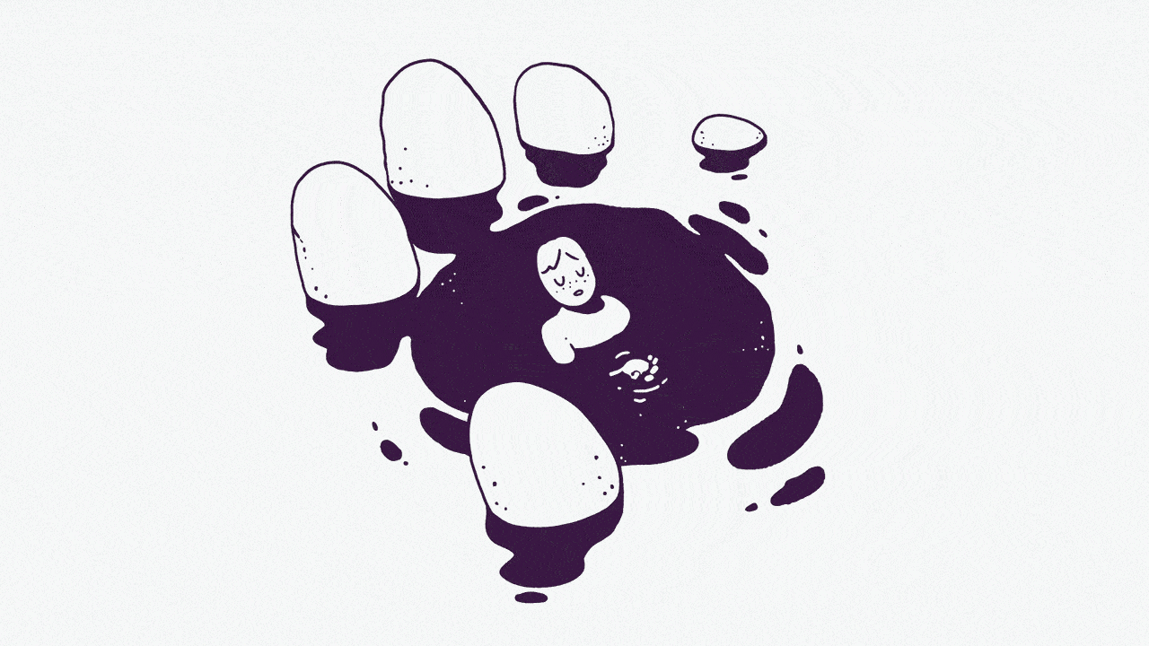boy floating in water